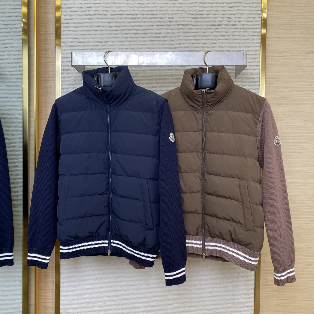 몽클레어 니트 패딩 카디건 (2 컬러)