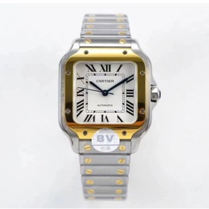 까르띠에 산토스 드 까르띠에 워치 미디엄 35.1mm 신형 스마트 링크 [정품급]