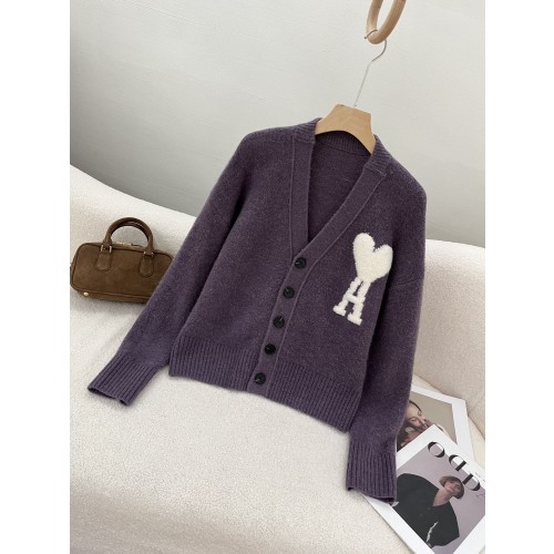 아미 니트 가디건