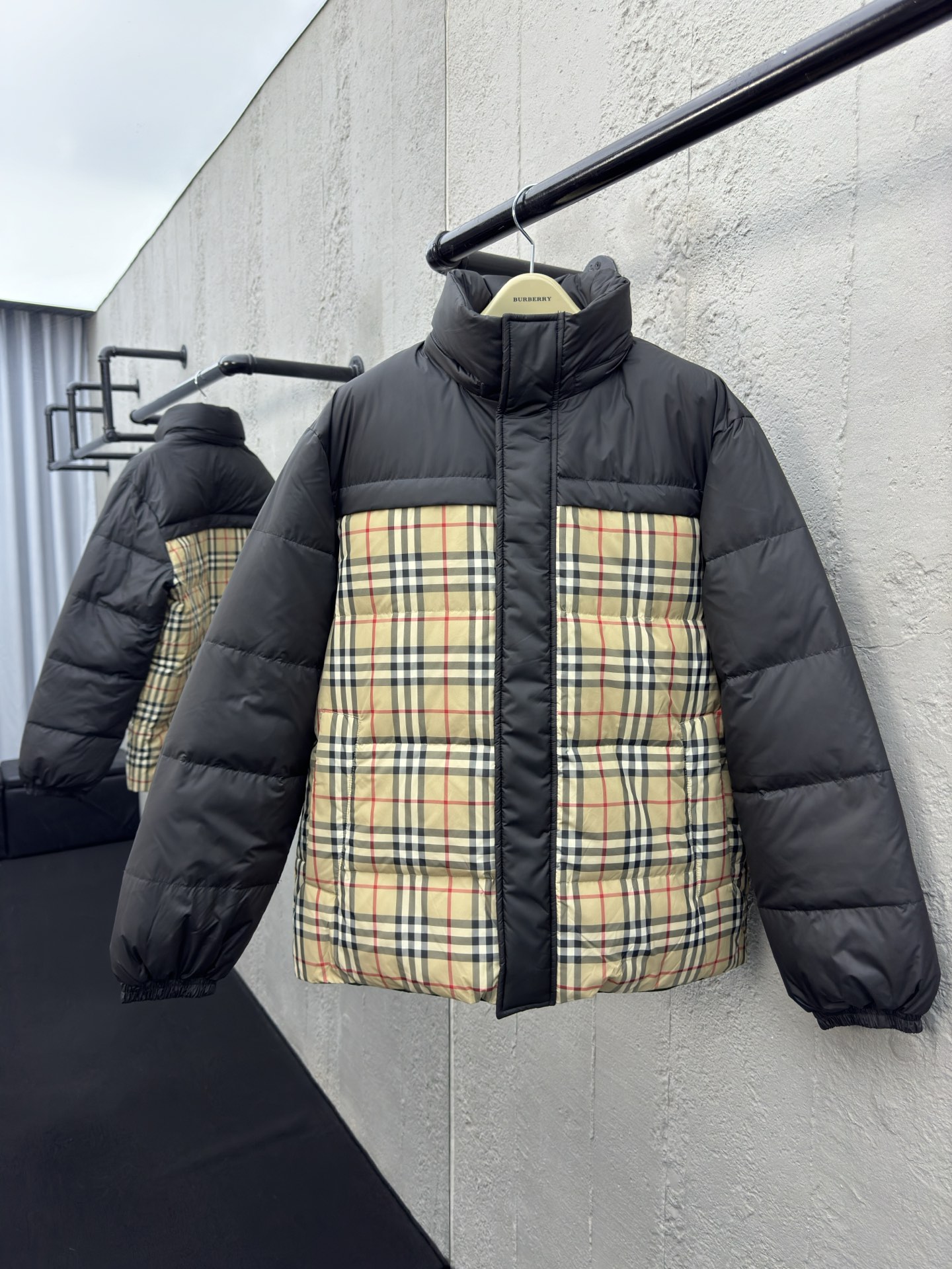 버버리 남여공용 리버서블 패딩
