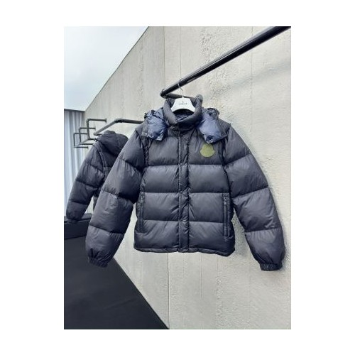 몽클레어 탈부착 빅로고 패딩