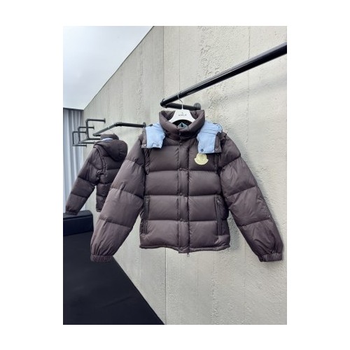 몽클레어 탈부착 빅로고 패딩