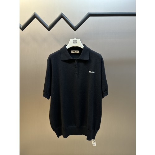 미우미우 남여 공용 티셔츠 1:1 정품 미러급