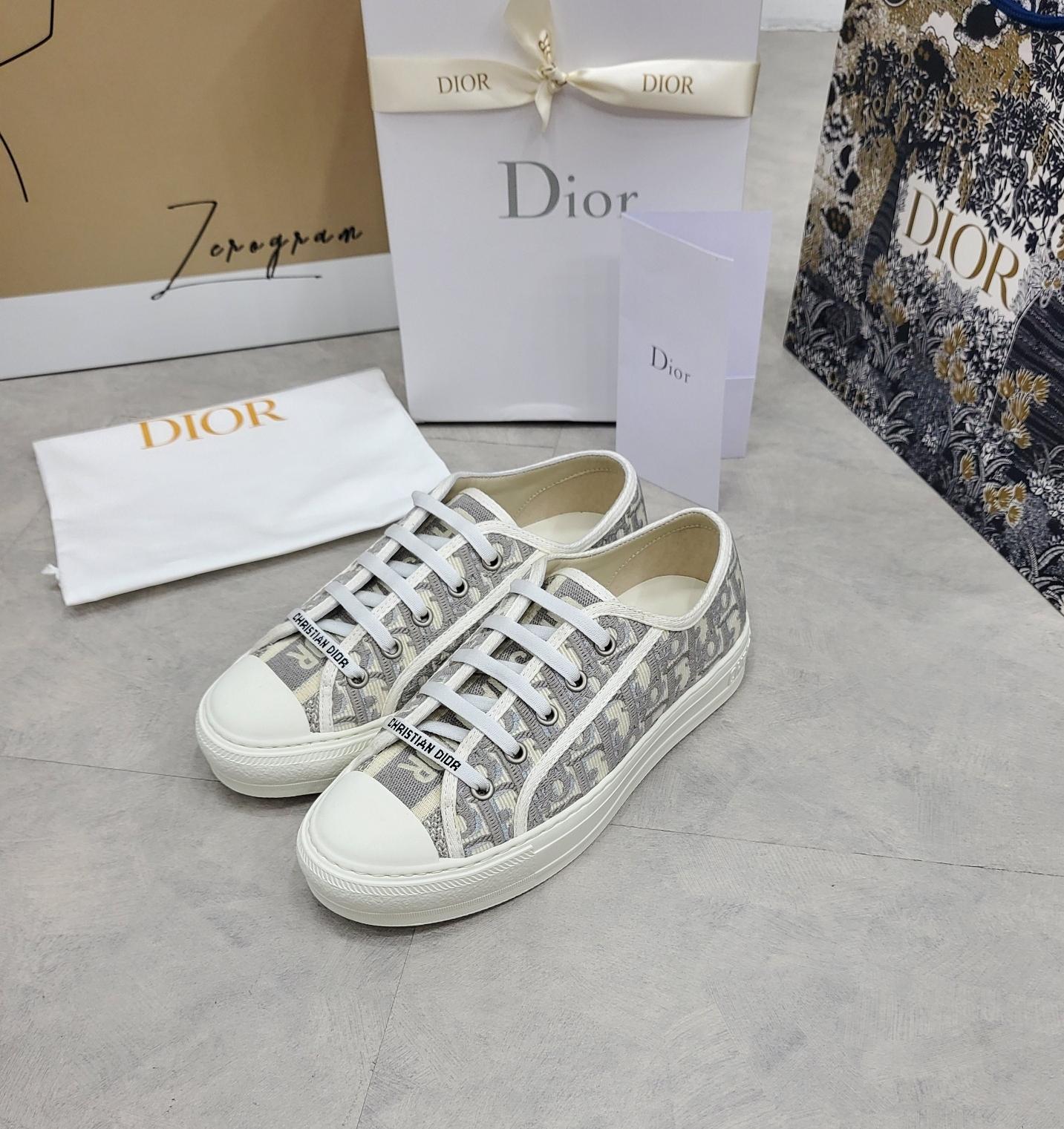 디올 오블리크 스니커즈 그레이