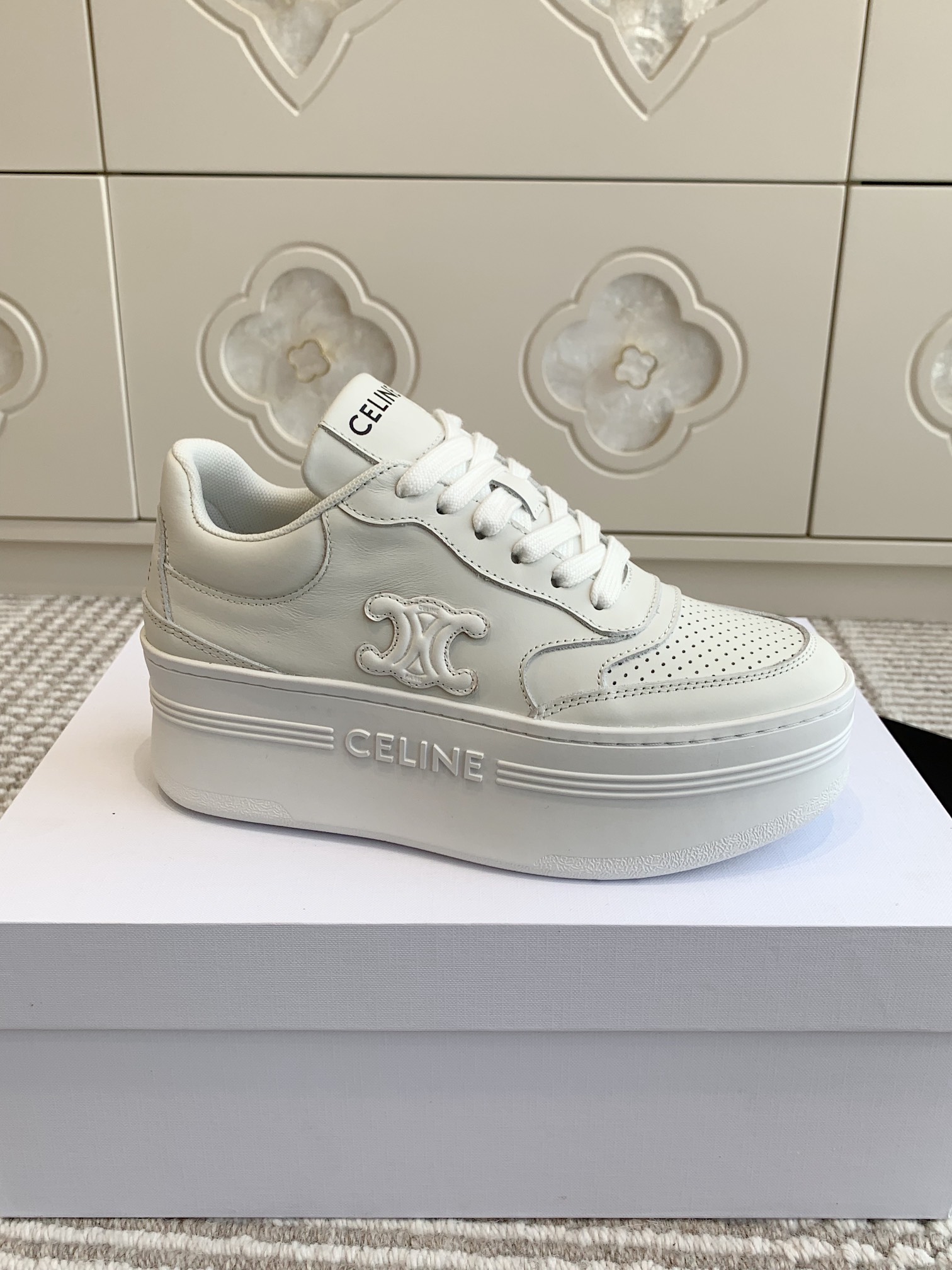 셀린느 스니커즈 굽높이 5cm