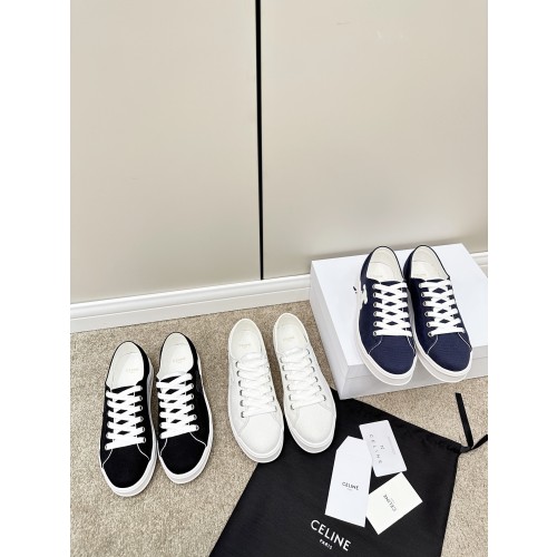 셀린느 캔버스 스니커즈