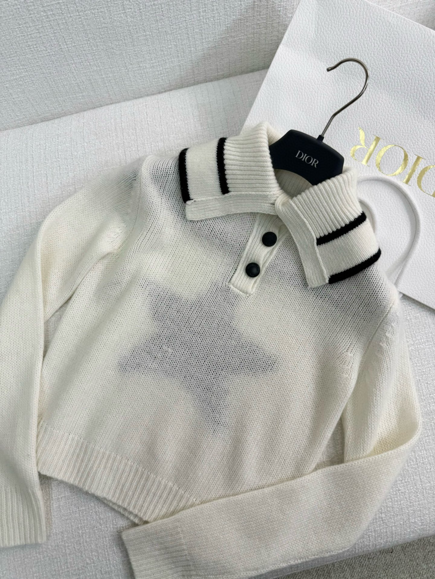 디올 카라 집업