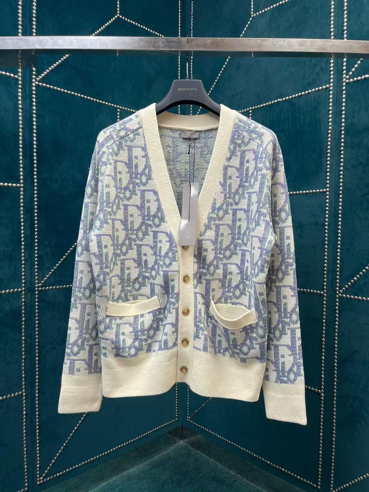 디올 니트 가디건