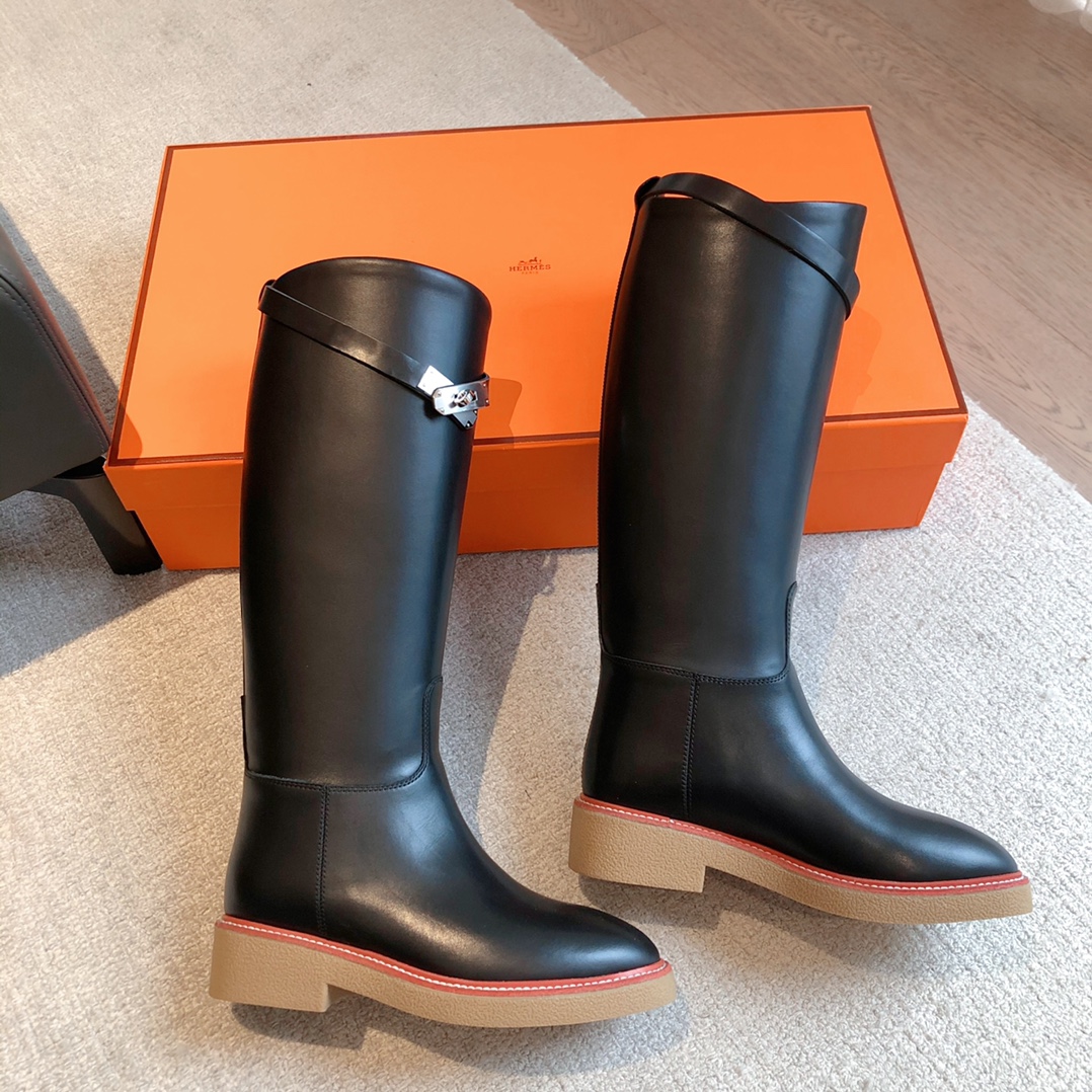 에르메스 켈리 롱 부츠