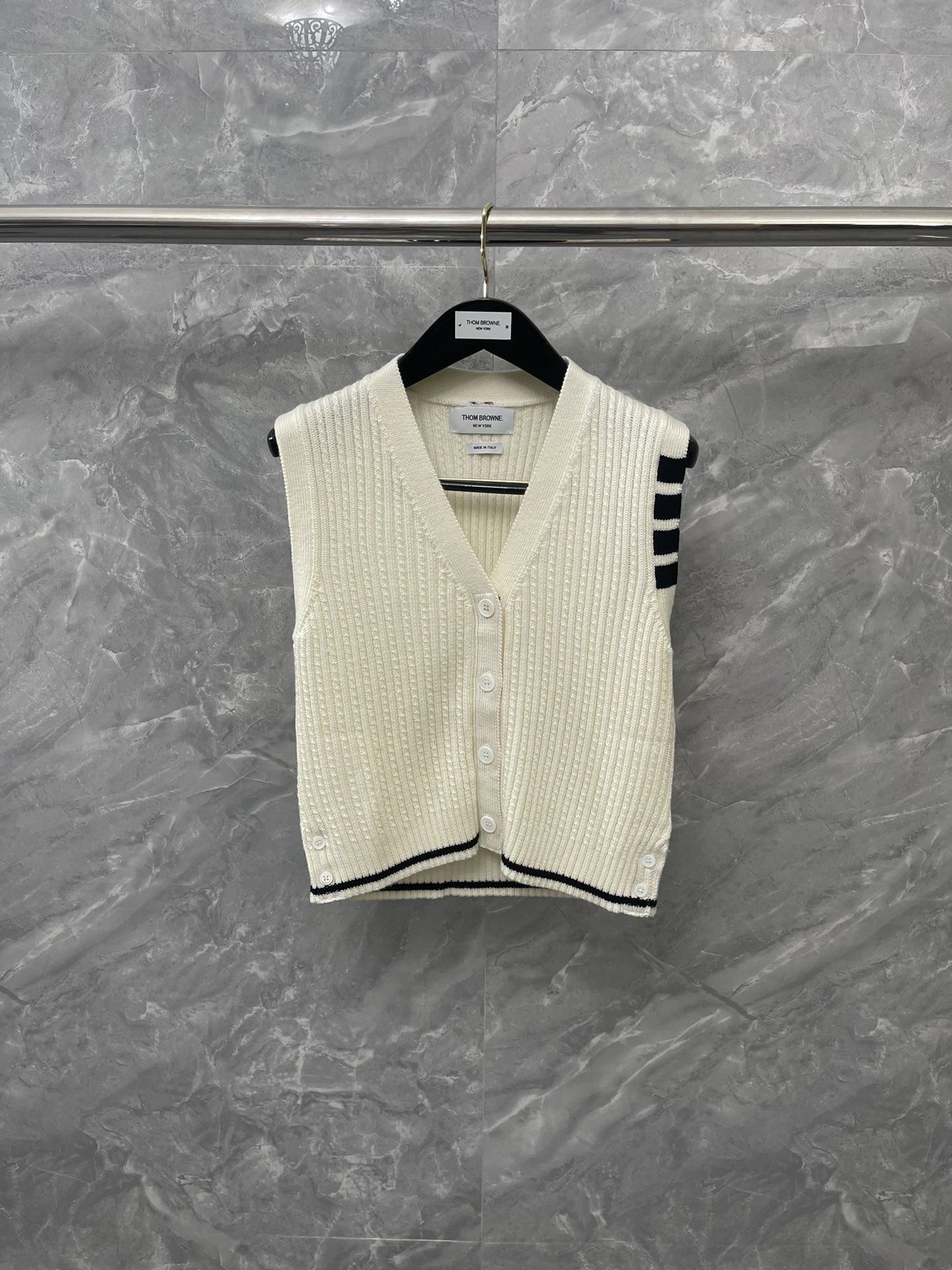 톰브라운 가디건 조끼