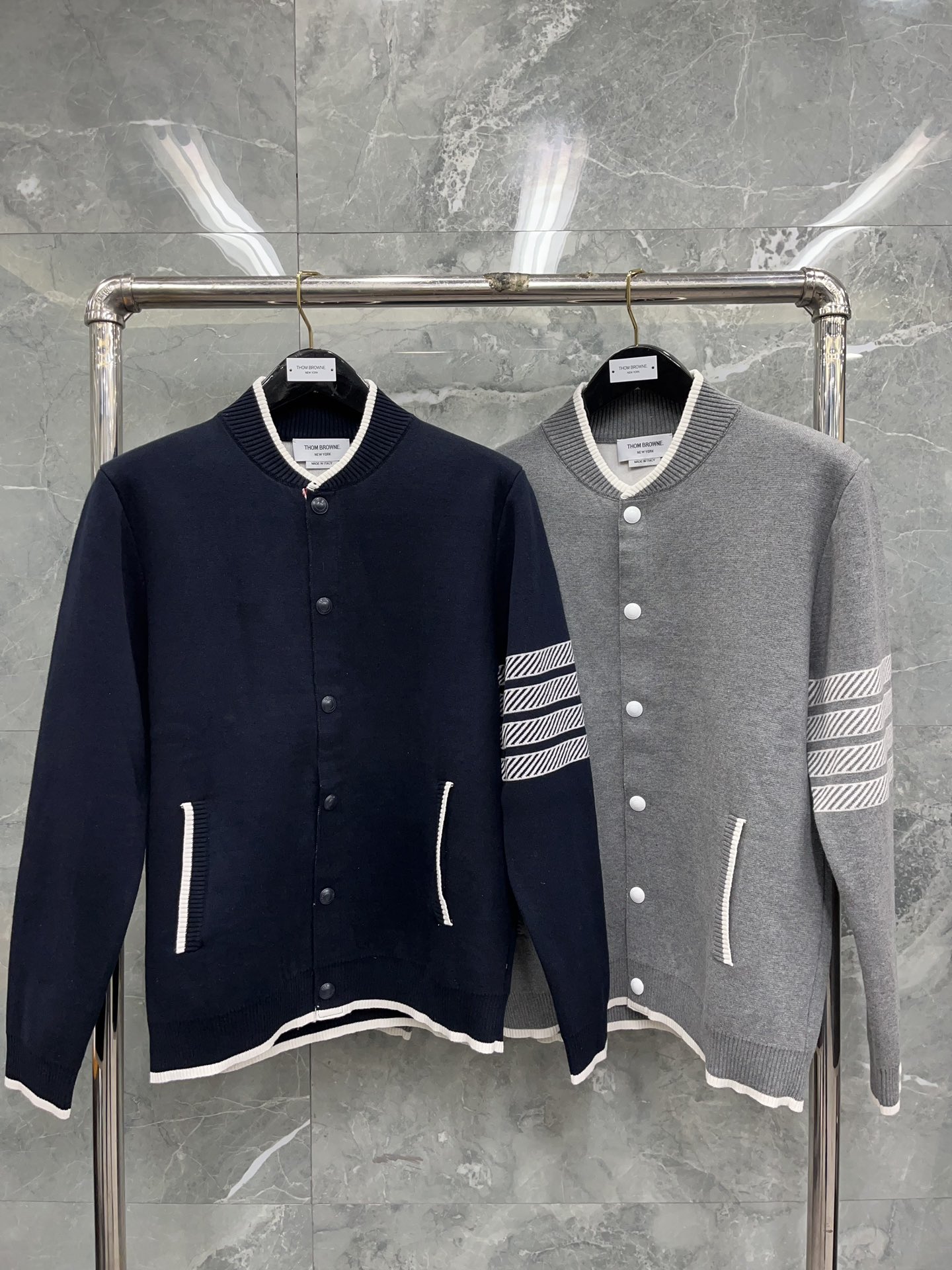 톰브라운 니트 자켓