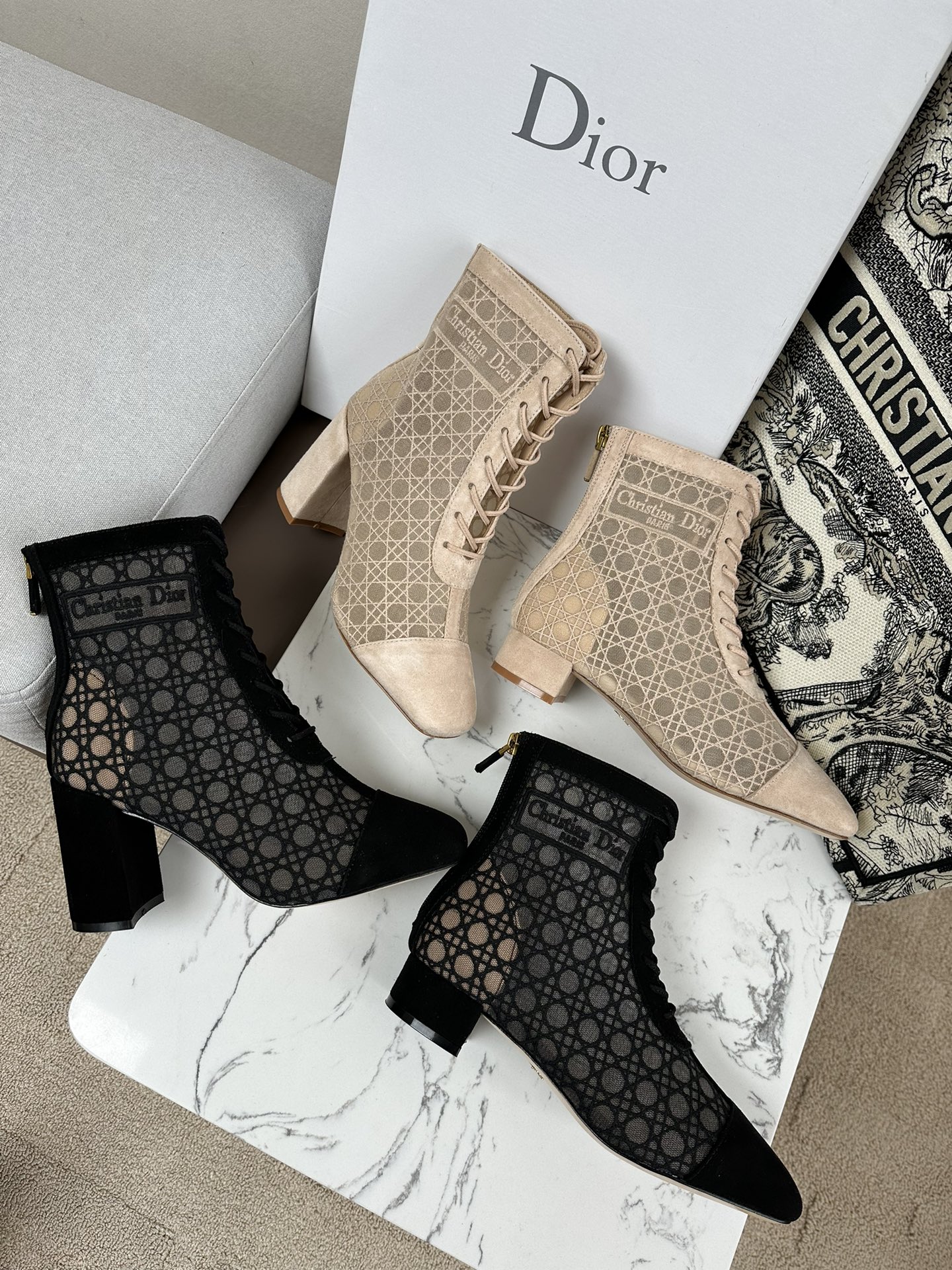 디올 D힐 앵클 부츠 [2컬러]