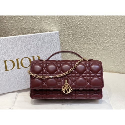 디올 My Dior 미니 백 까나쥬 양가죽