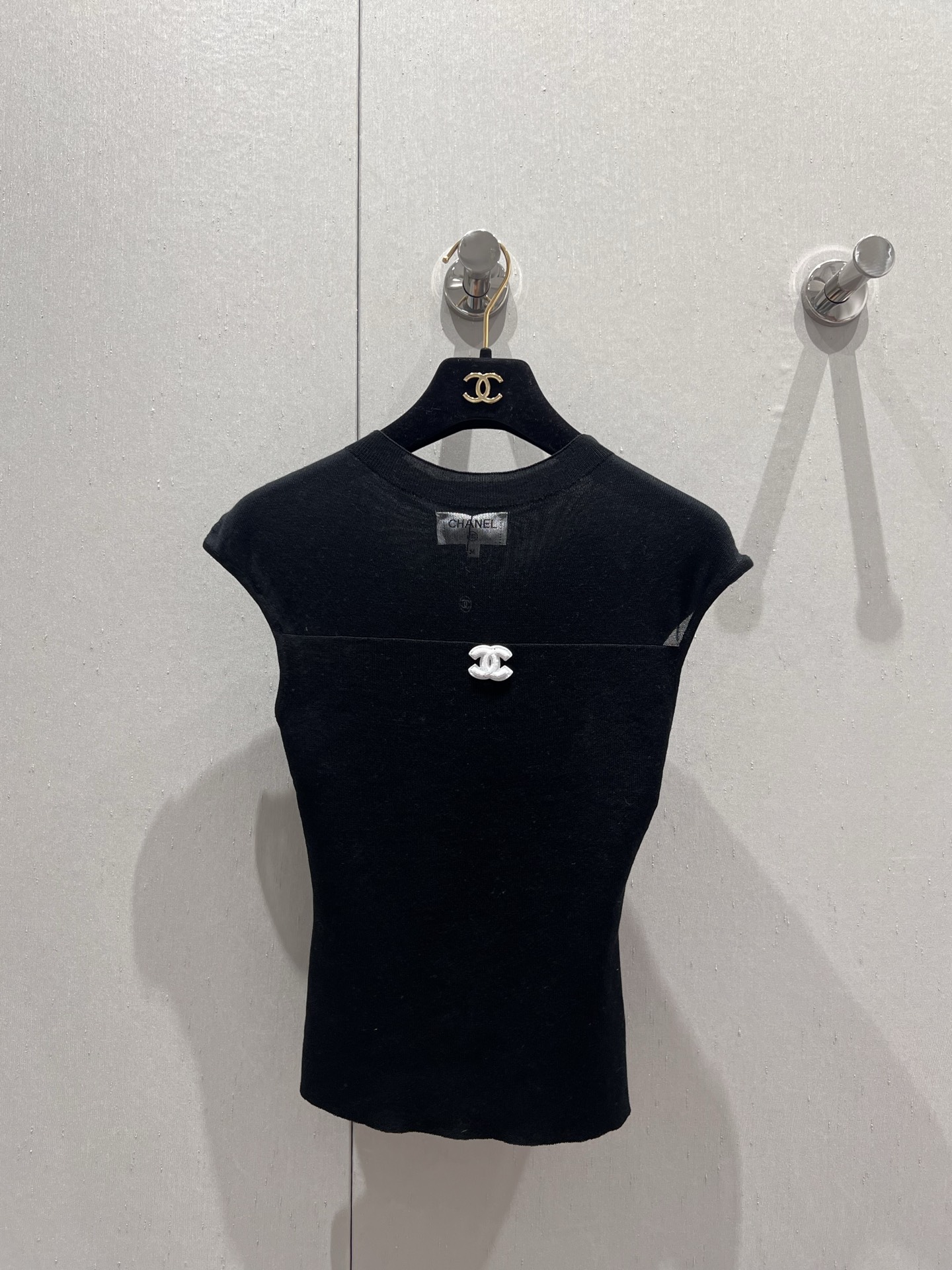 샤넬 자수 조끼