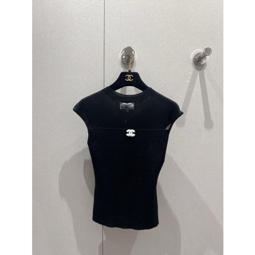 샤넬 자수 조끼