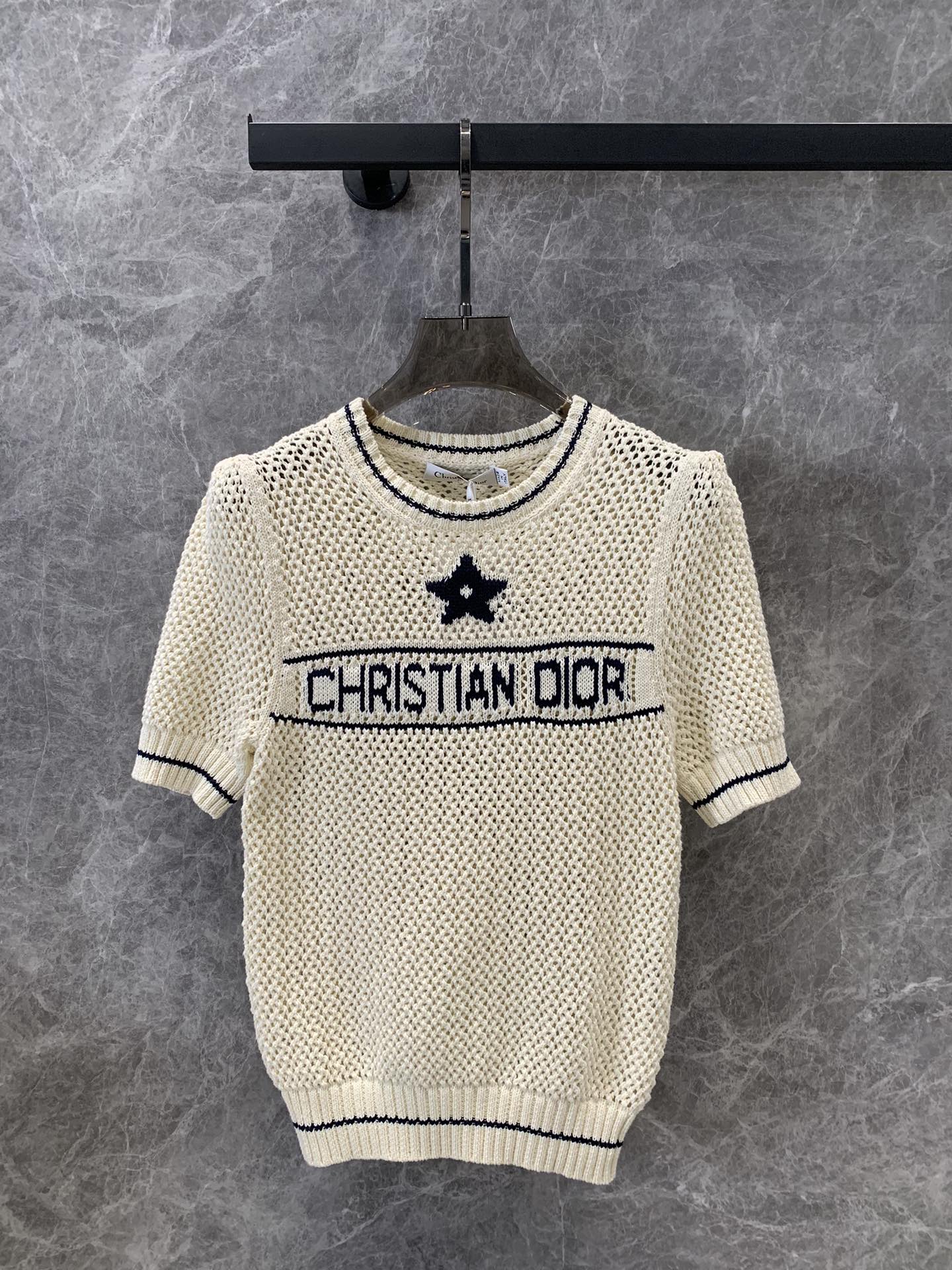 디올 니트 반팔