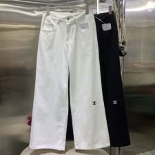 샤넬 자수 면바지 (2color)