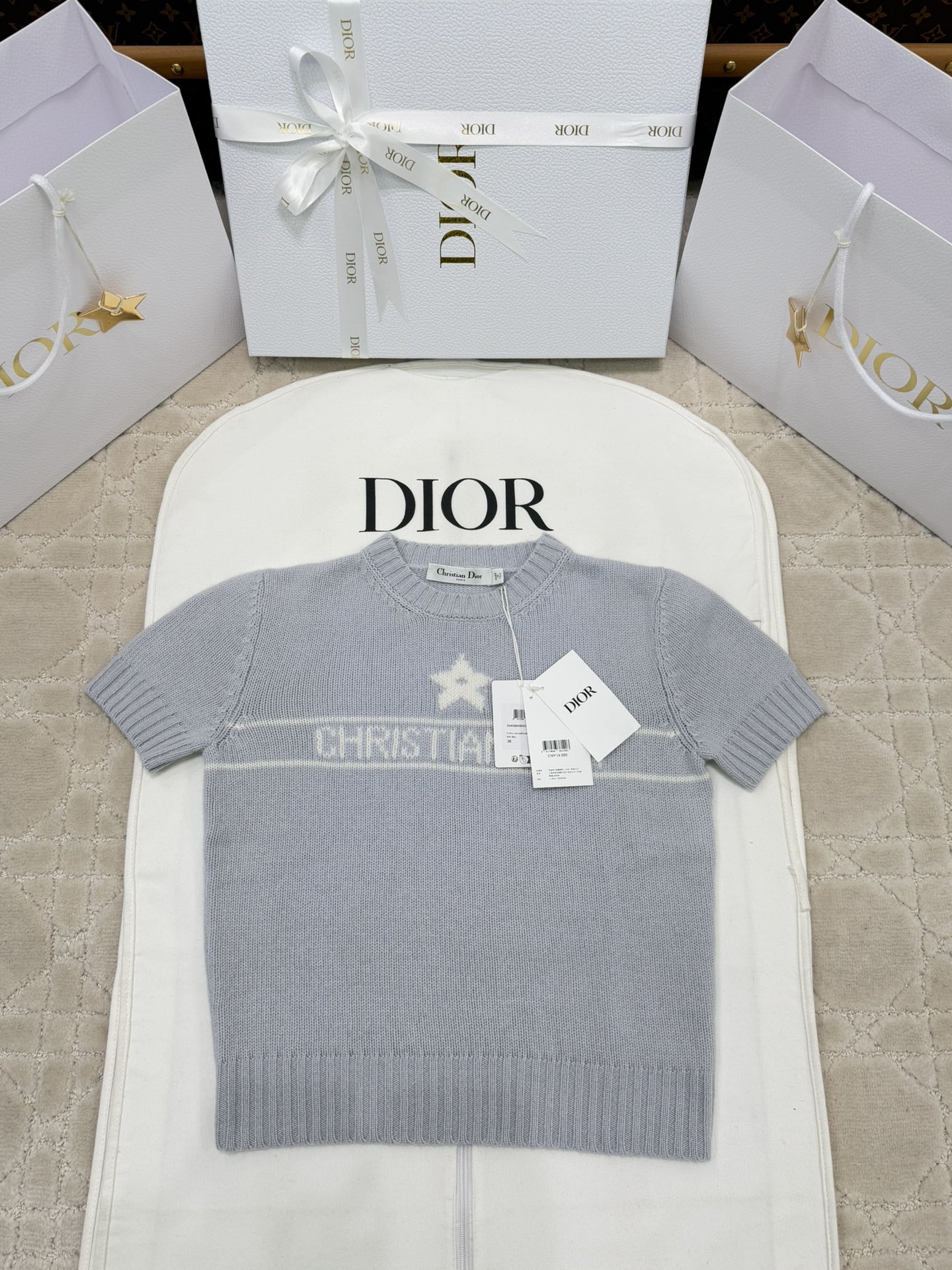 (W) 디올 니트 반팔