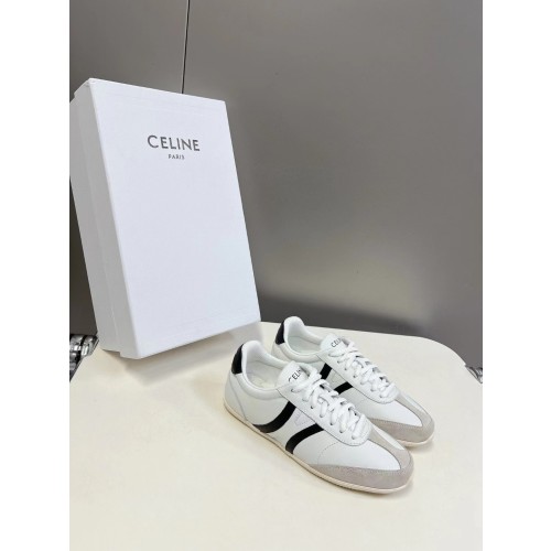 셀린느 조거 로우 레이스업 스니커즈