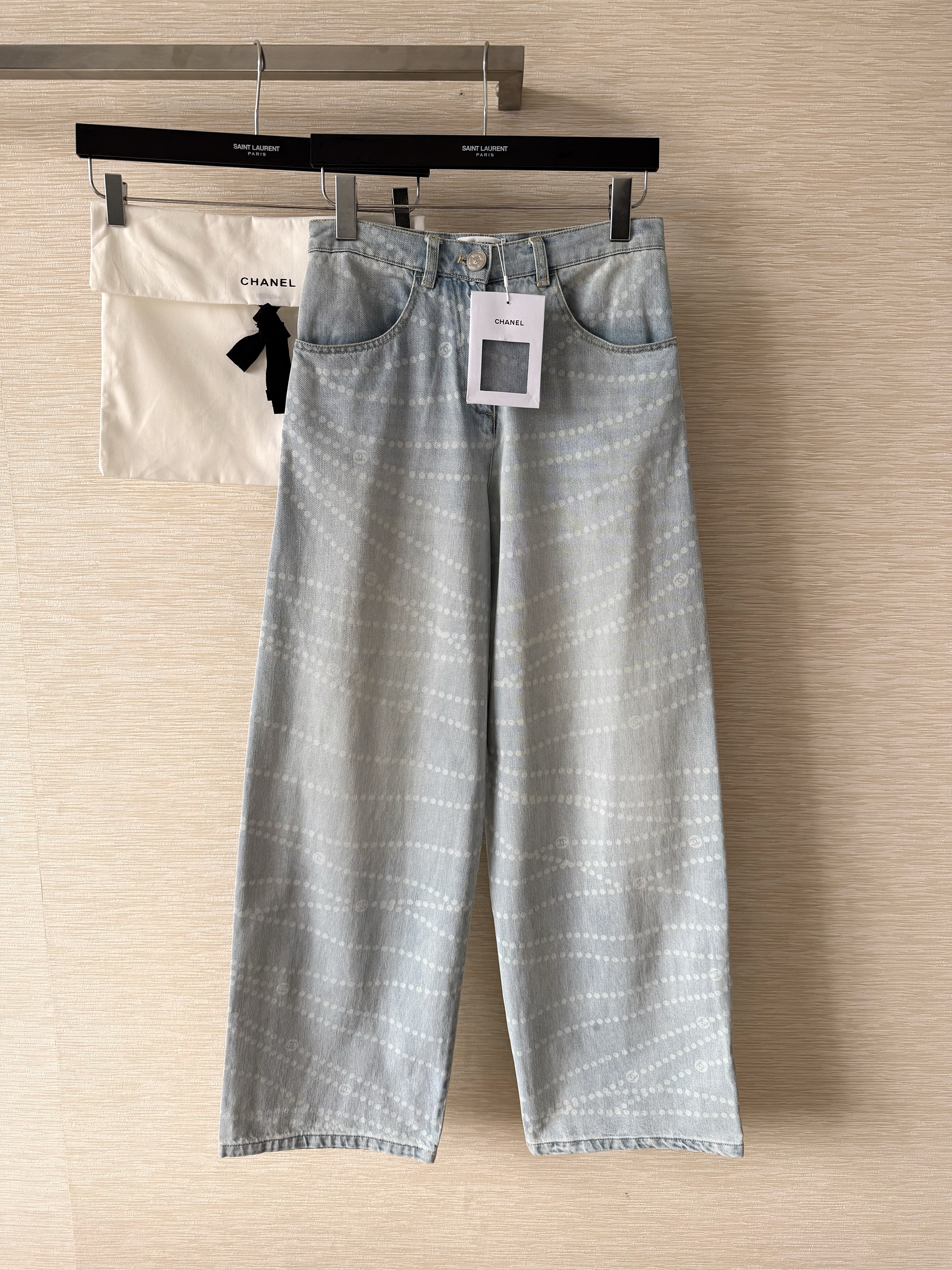 샤넬 연청바지