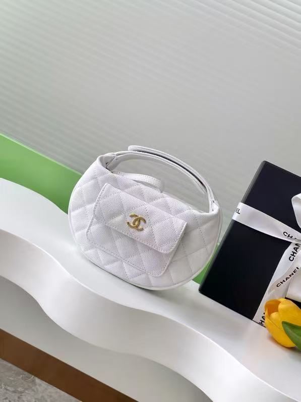 샤넬 퀄티드 미니 탑 핸들백