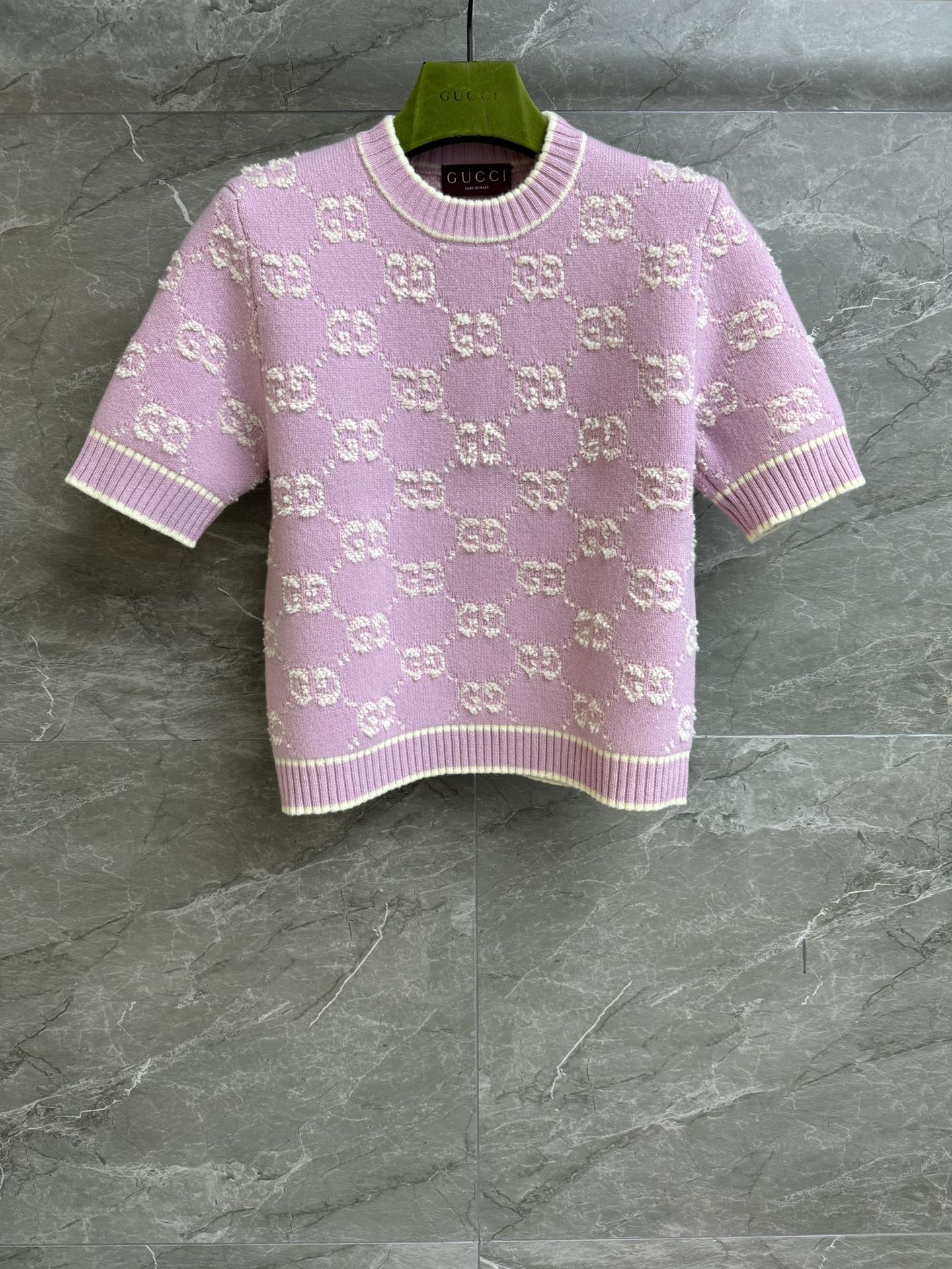 구찌 울 반팔티