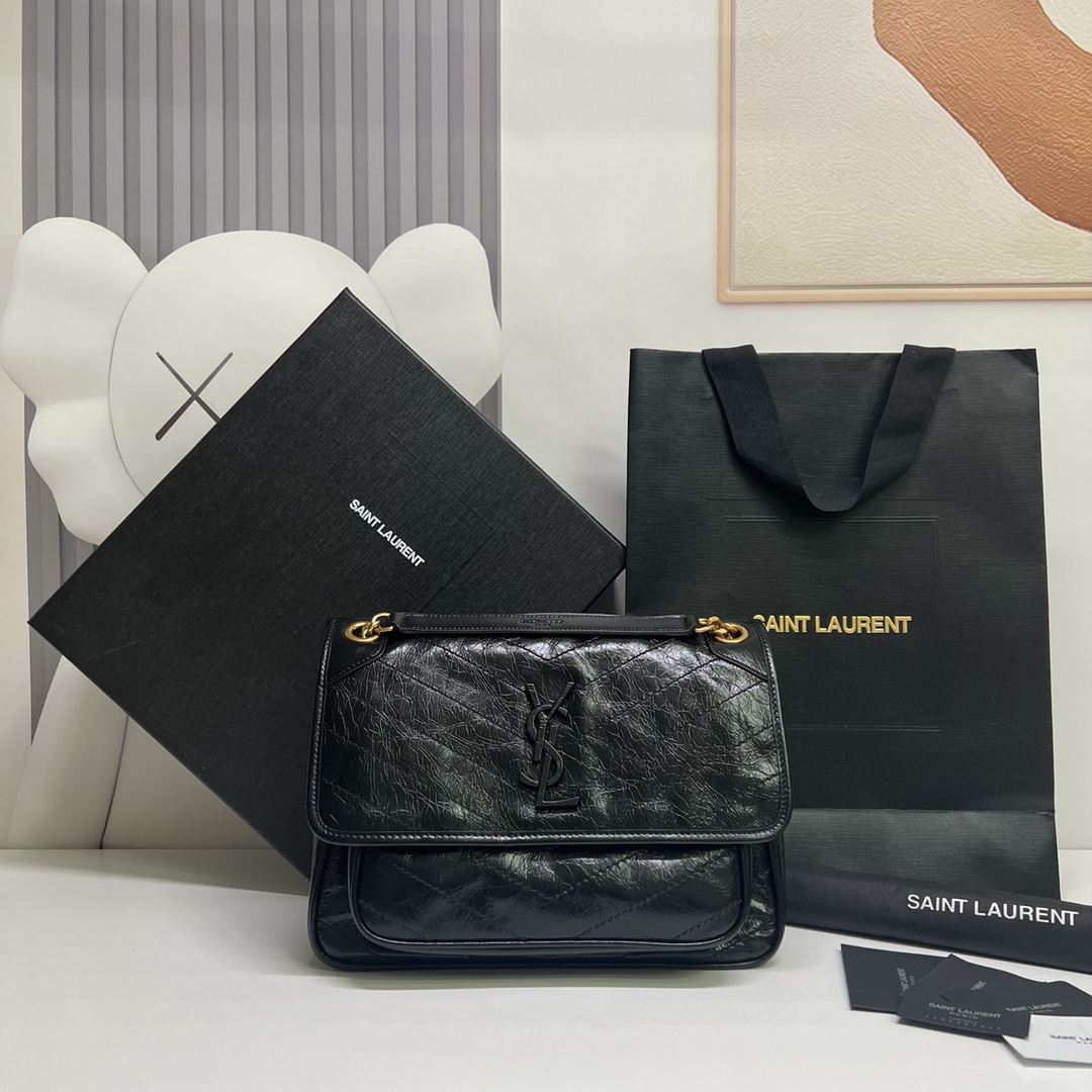 생로랑 니키 숄더백 미디엄 633158