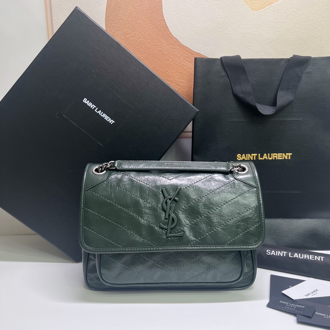 생로랑 니키 숄더백 미디엄 633158