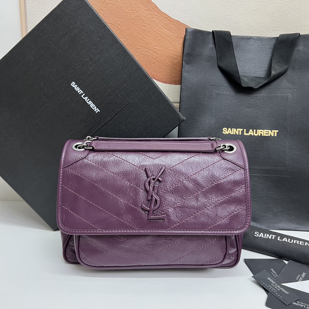 생로랑 니키 숄더백 미디엄 633158