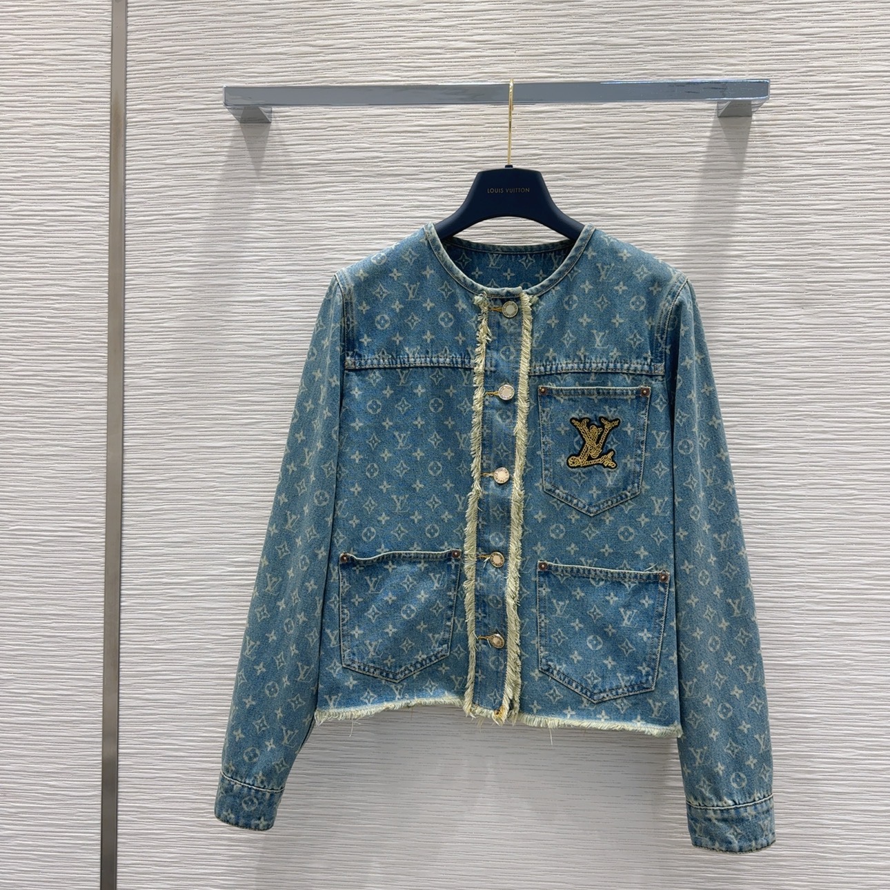 루이비통 데님 자켓