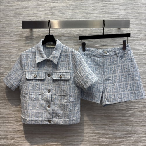 펜디 데님 자켓 + 반바지