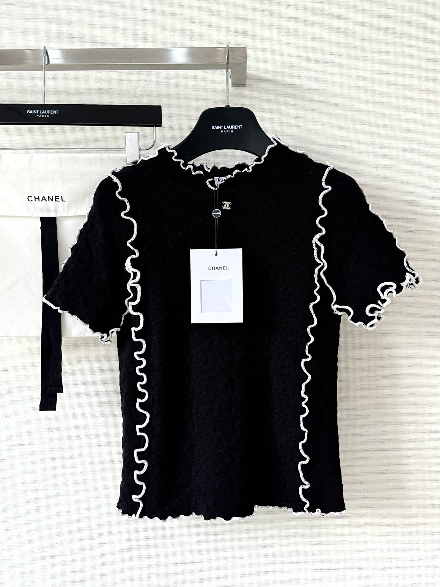 샤넬 25s 니트 반팔