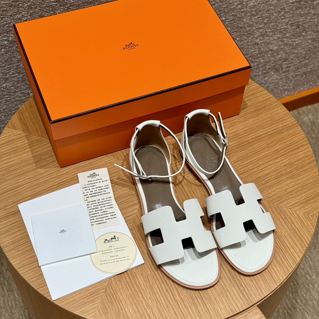 에르메스 산토리니 앱송 샌들 Blanc [정품급]