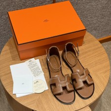 에르메스 산토리니 스위프트 샌들 gold [정품급]