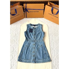루이비통 25ss 데님 드레스