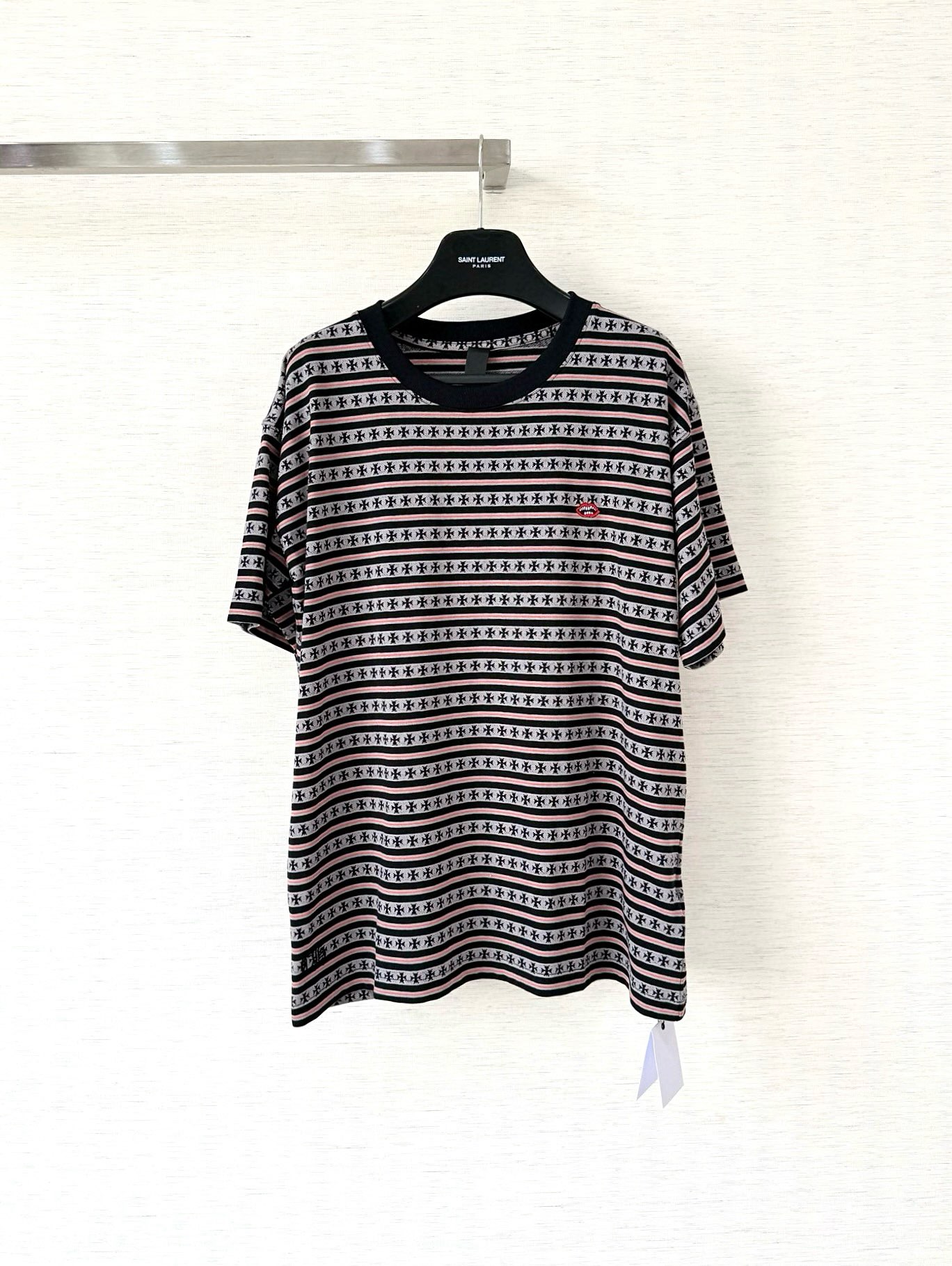 크롬하츠 25ss 스트라이프 반팔티