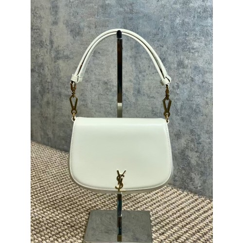 생로랑의 볼테르 탑 핸들 숄더백 800846