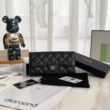 샤넬 장지갑 캐비어 은장