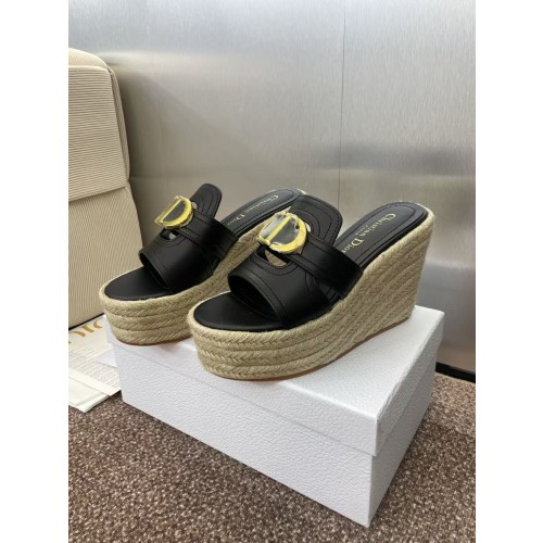 디올 뮬 웨지힐 몽테뉴30 에스파듀