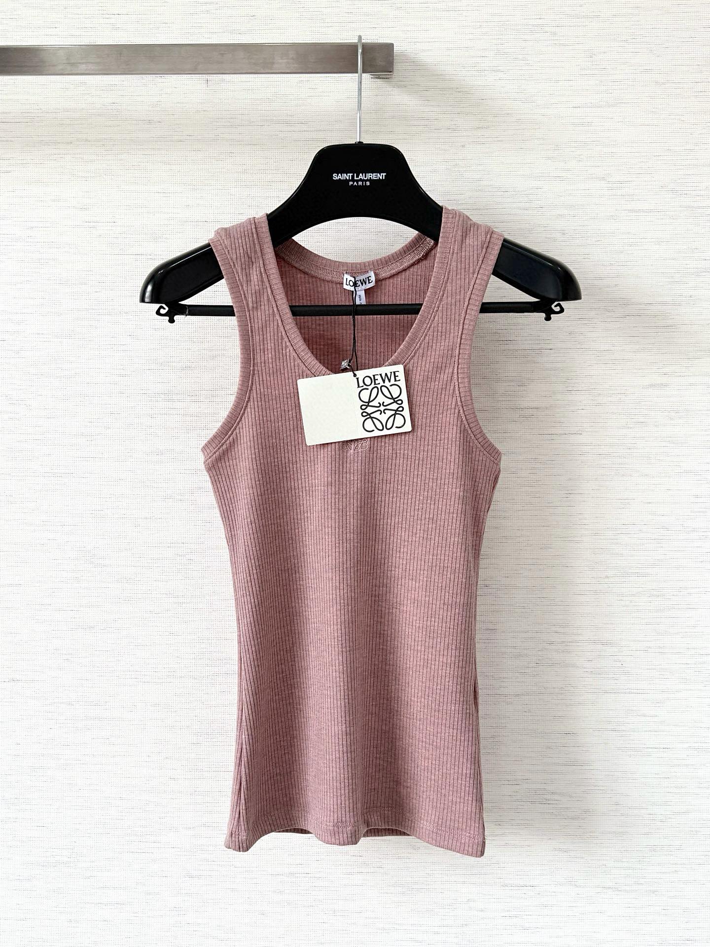 로에베 25SS 로고 크루넥 탱크탑