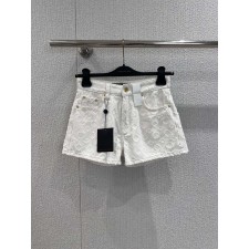루이비통 25ss 화이트 반바지