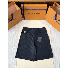 루이비통 25SS 자수 데님 반바지