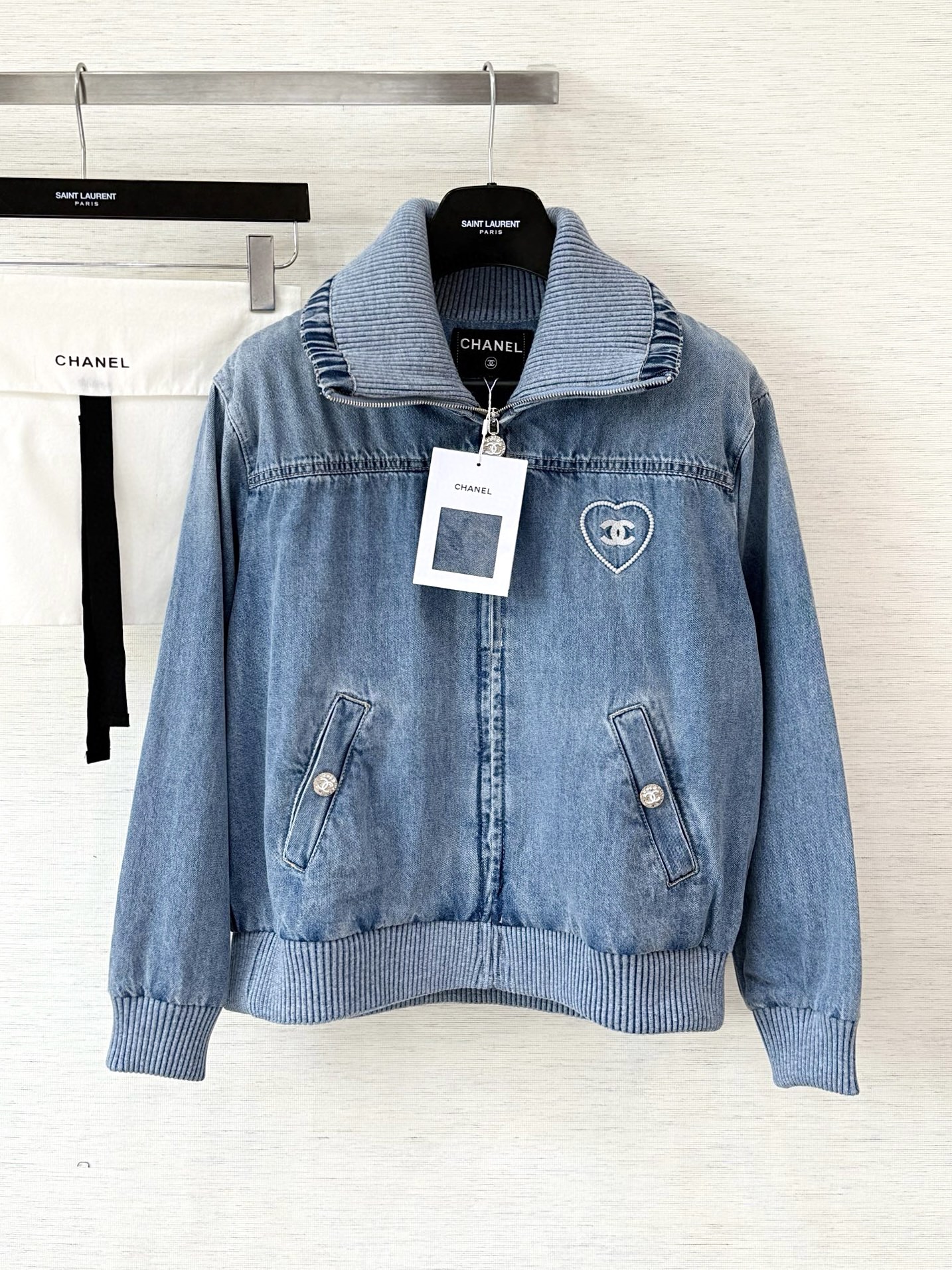샤넬 25fw 데님 재킷