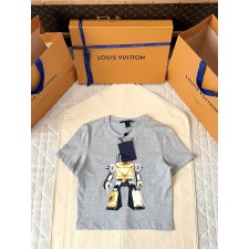 루이비통 25ss 프린트 반팔티