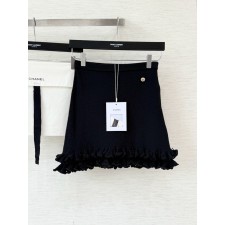 샤넬 25ss 블랙 스커트