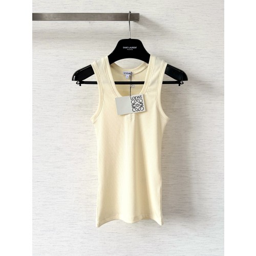 로에베 25ss 로고 라운드넥