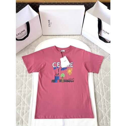 셀린느 25ss 프린트 반팔티