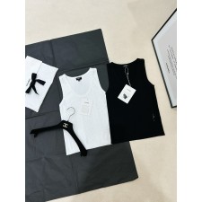 샤넬 슬리브리스 탑