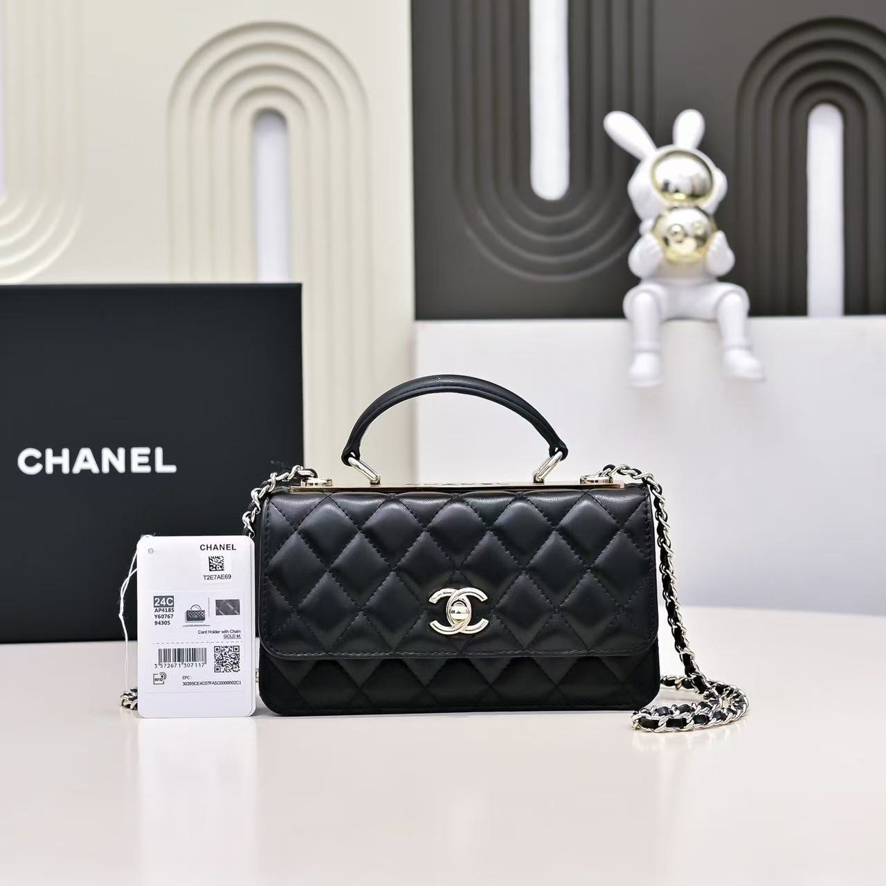 샤넬 탑핸들 woc