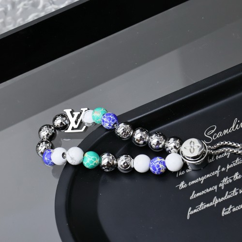 루이비통 리사이클드 모노그램 비즈 팔찌